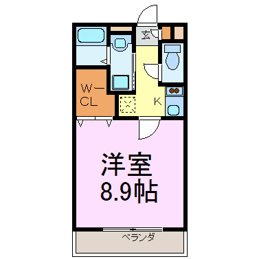 アンプルールリーブルBunga 間取り図