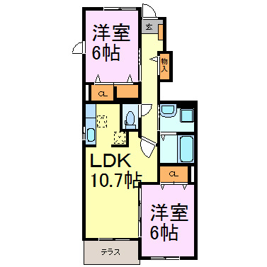 ベルフローラ 間取り図