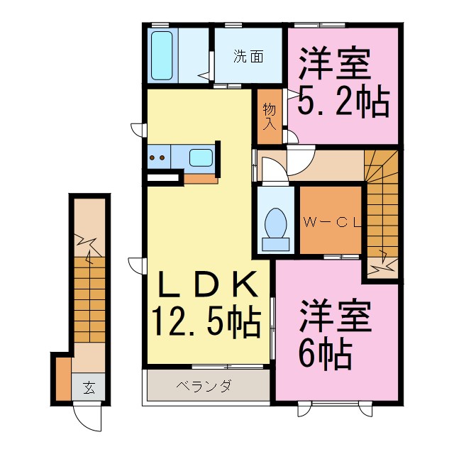 ポラリス　A棟 間取り図