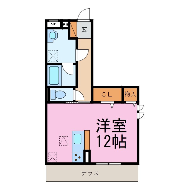 シェソワ　Ｕ 間取り図