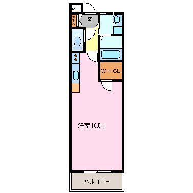キャッスル常滑 間取り図