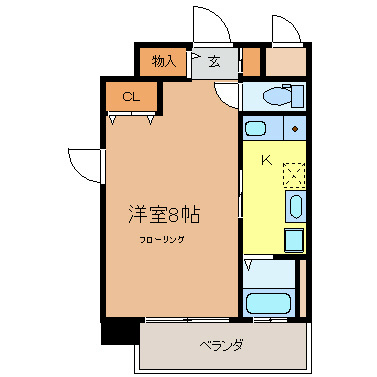 ソアレとこなめ  5A号室 間取り