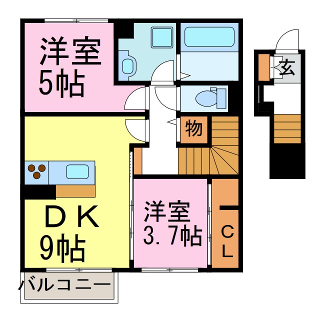 アンシャンテ憩 間取り図