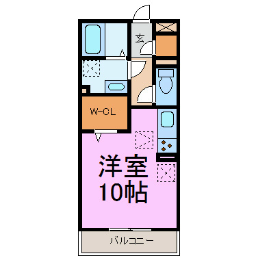 レガーロアサヒ 302号室 間取り