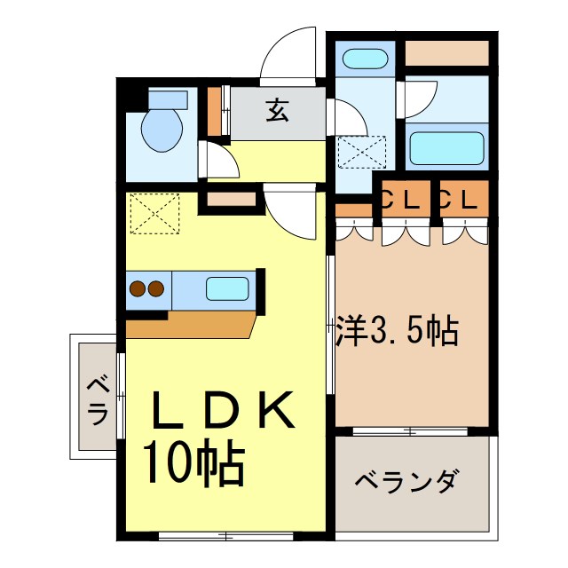 カネヒビル 間取り図