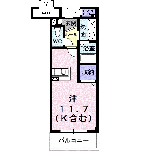 バローネＴ  間取り図