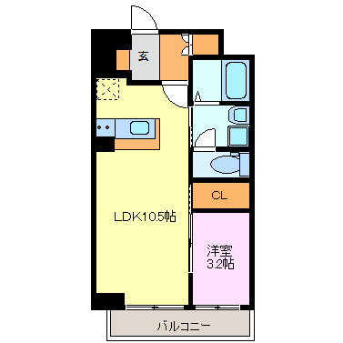 カーサコモダ新舞子　A 間取り図