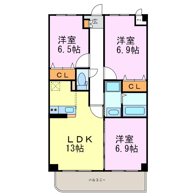 グランドソレーユ 間取り図