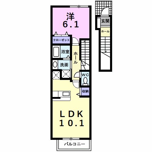 ボニート旭Ⅱ 203号室 間取り