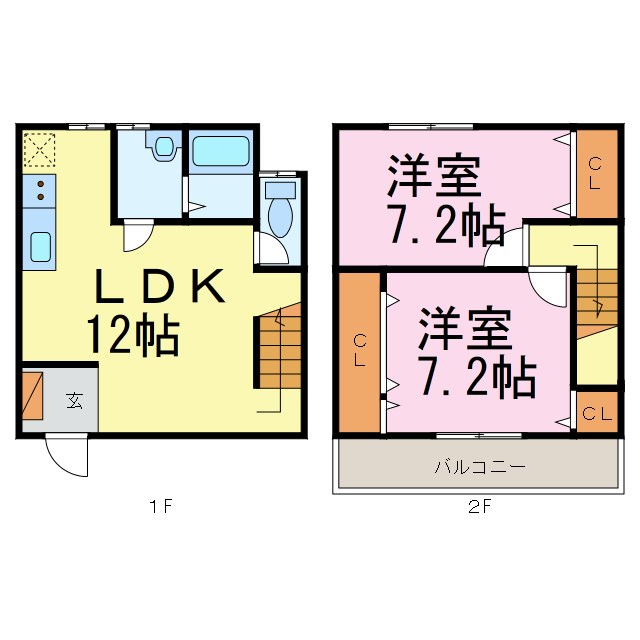 ステージ（G・H） 間取り図