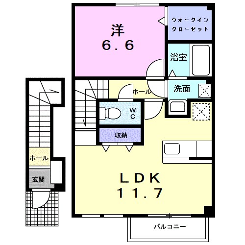 アルカンシェル･M I 間取り図