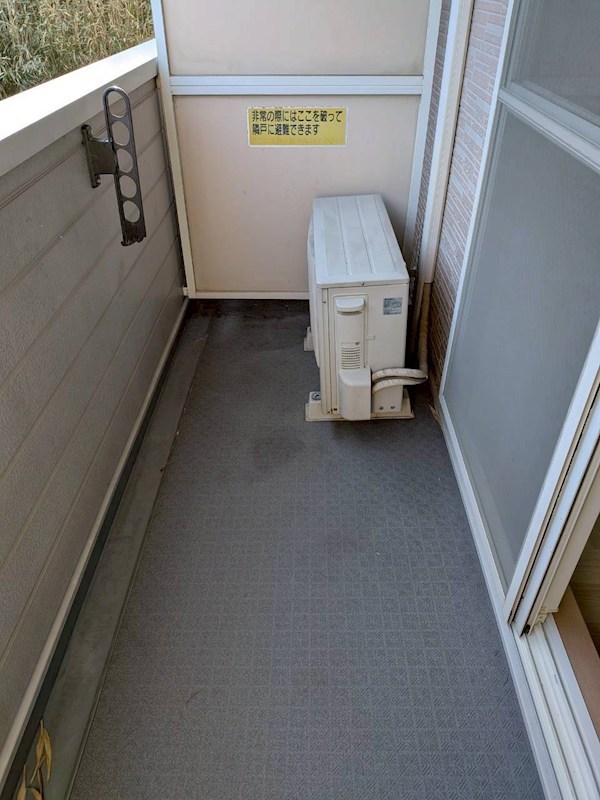 瀬々ら木ハイツ ベランダ