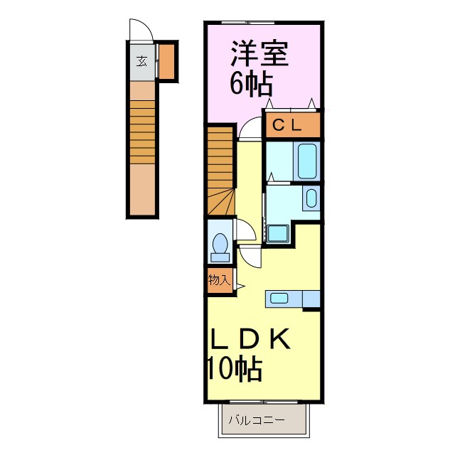 アルモニースクエアＤ 間取り図