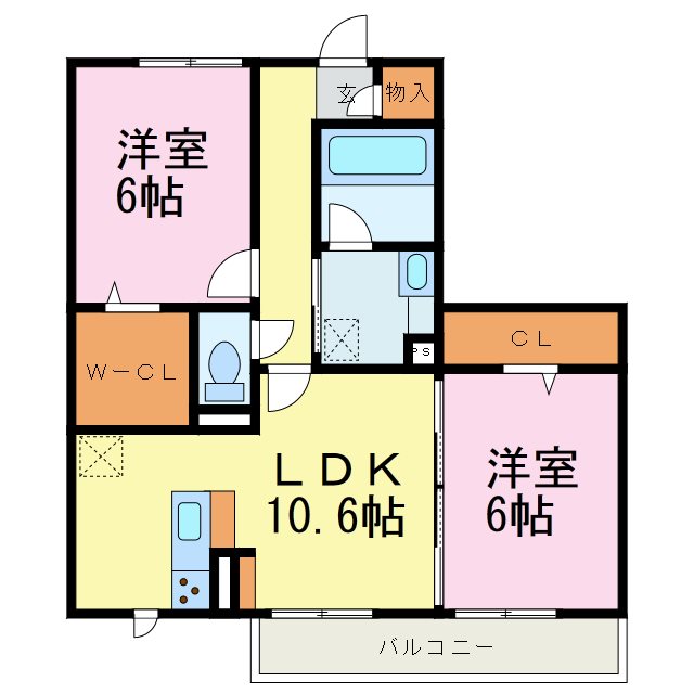 リヴェール飛香台 間取り図