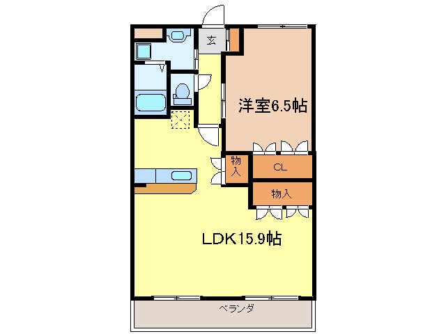 ハッピーガーデン 間取り図
