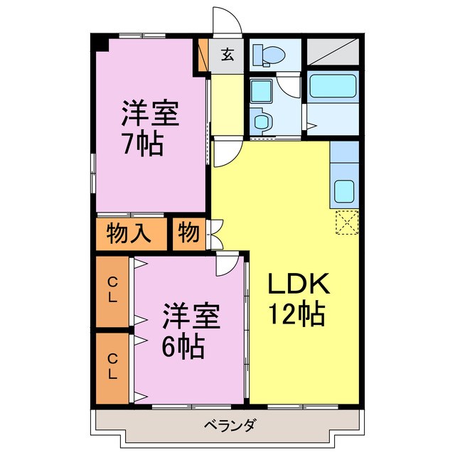 ウエストイン 間取り図