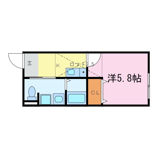 ファーバルレジデンス 201号室 間取り