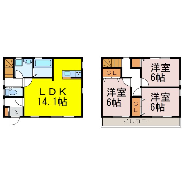 第三コンフォート 間取り図