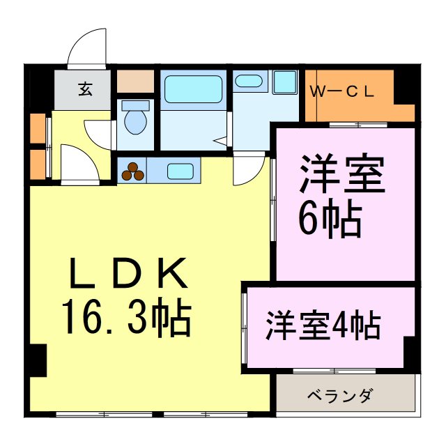 S-FORT乙川 間取り図