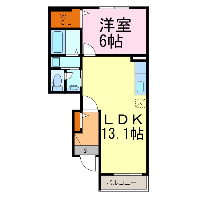 ラフレシール 間取り図