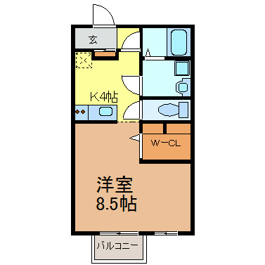 リビングタウン小倉町 間取り図