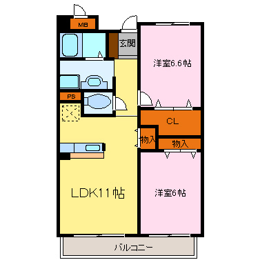 プラシード 間取り図