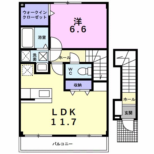 アルカンシェル・MⅡ 間取り図