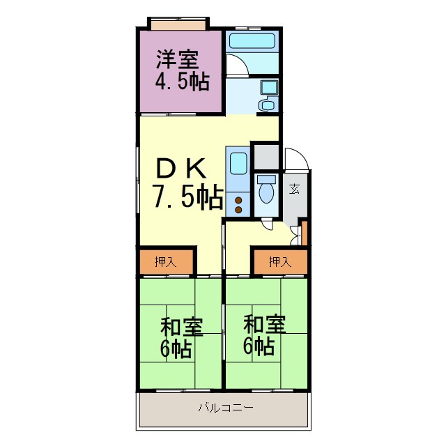 メゾン青山 間取り図