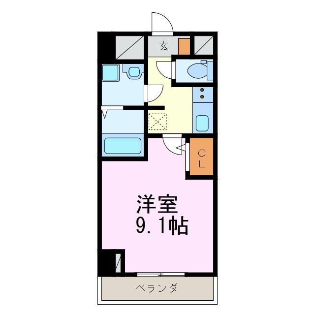 プリミエール常滑駅前 405号室 間取り