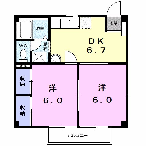ニューいずみ 間取り図