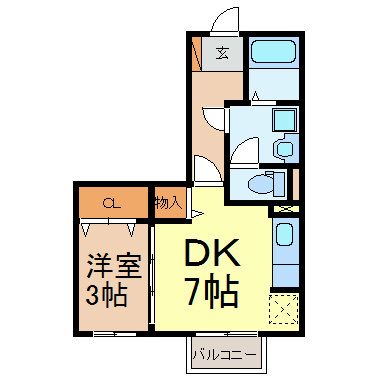 レジデンスONIZAKI 間取り図