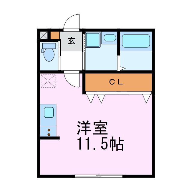 ファーバル常滑Ⅱ 102号室 間取り