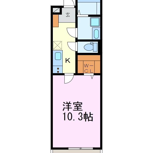 ANSER（アンセル） 106号室 間取り