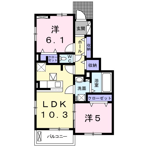 ラ・クリアンサ 間取り図