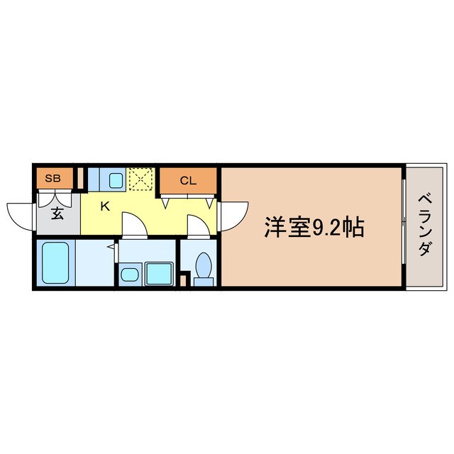 Smile　ITO 106号室 間取り