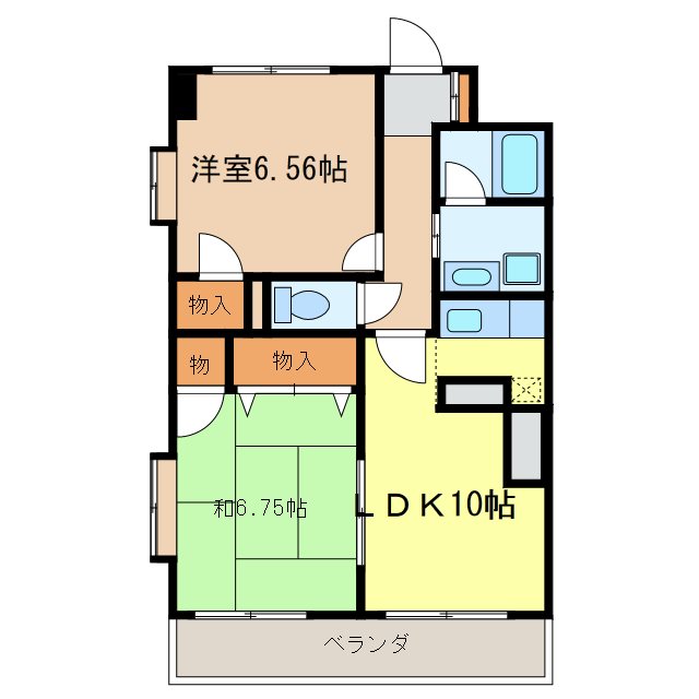 ピースフル久貴 間取り図