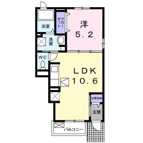 ラッキーゴールド 間取り図