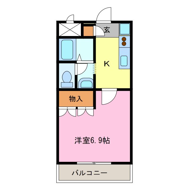 Comodo Mihama 間取り図