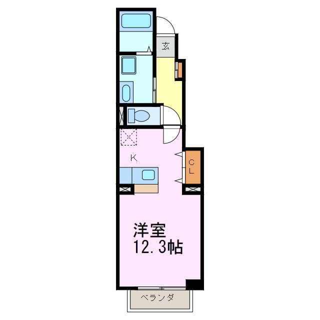 ミッドチタノーヴァⅠ 間取り図