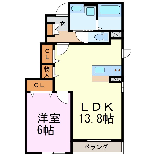 エアリーヒルⅥ 間取り図