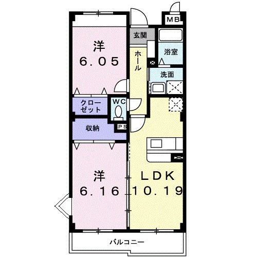 イーメゾンズ豊倉 間取り図