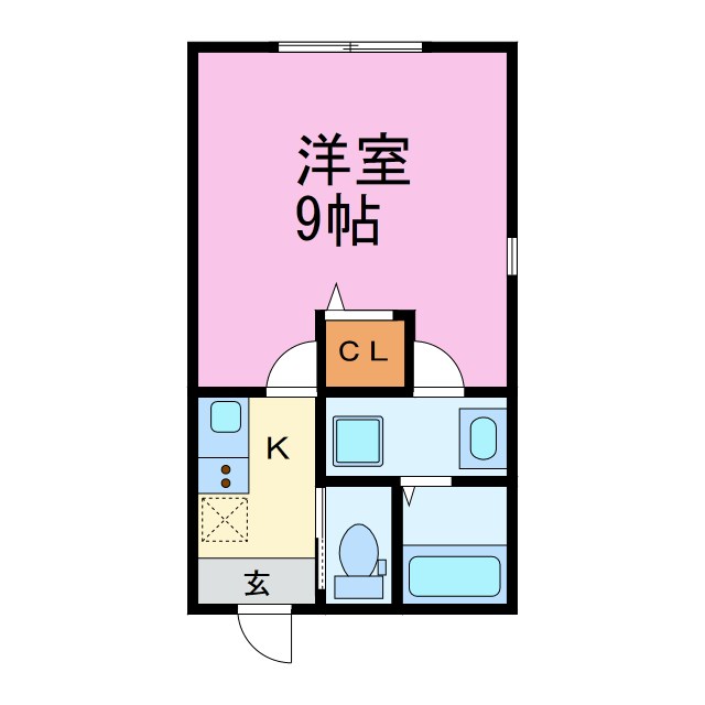 Maison Blanc（メゾンブラン） 104号室 間取り