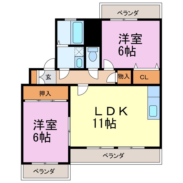 ヴァーテューⅠ 間取り図