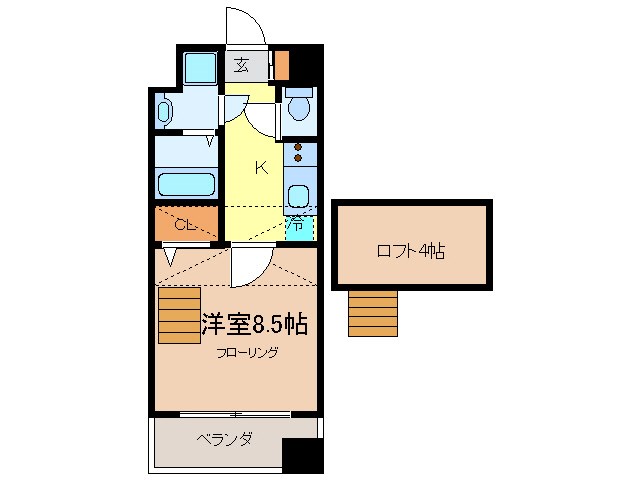 ピュアレジデンス 205号室 間取り