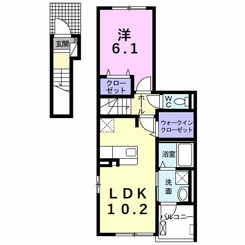 ネオ　レクサス　Ⅱ 間取り図