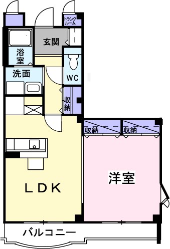 ココルーナ 間取り図