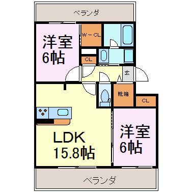 ソレイユ　ルヴァン 間取り図