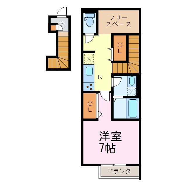 クレール　カモミ 間取り図