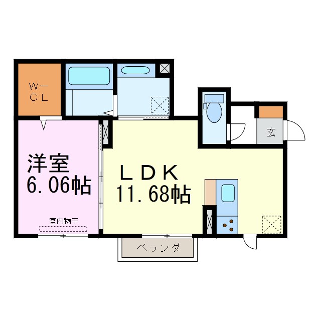 Glan M.T 間取り図