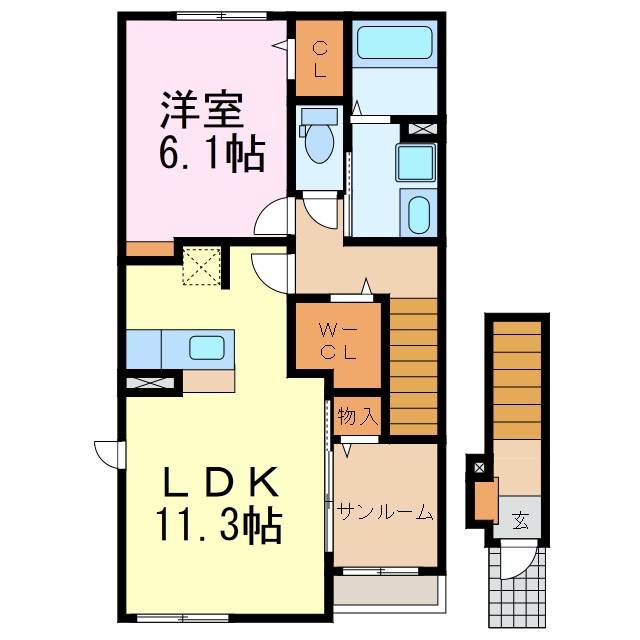 エマージュ 間取り図